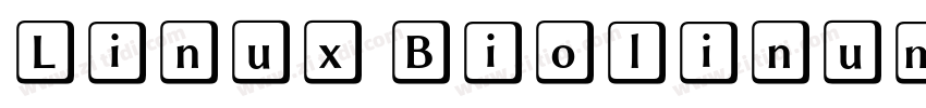 Linux Biolinum O Bo字体转换